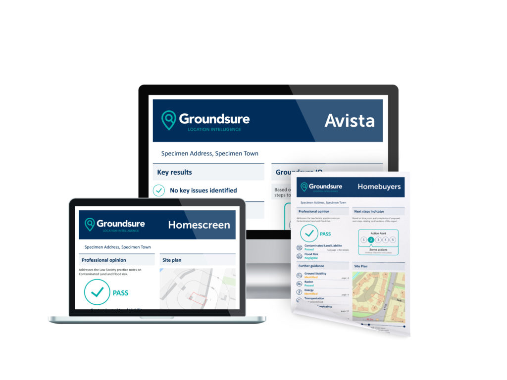 Three new search reports from Groundsure